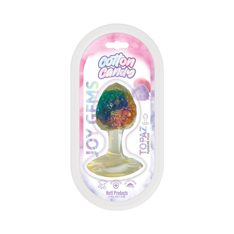 Cotton Candy Joy Gems Topaz Silicone Plug